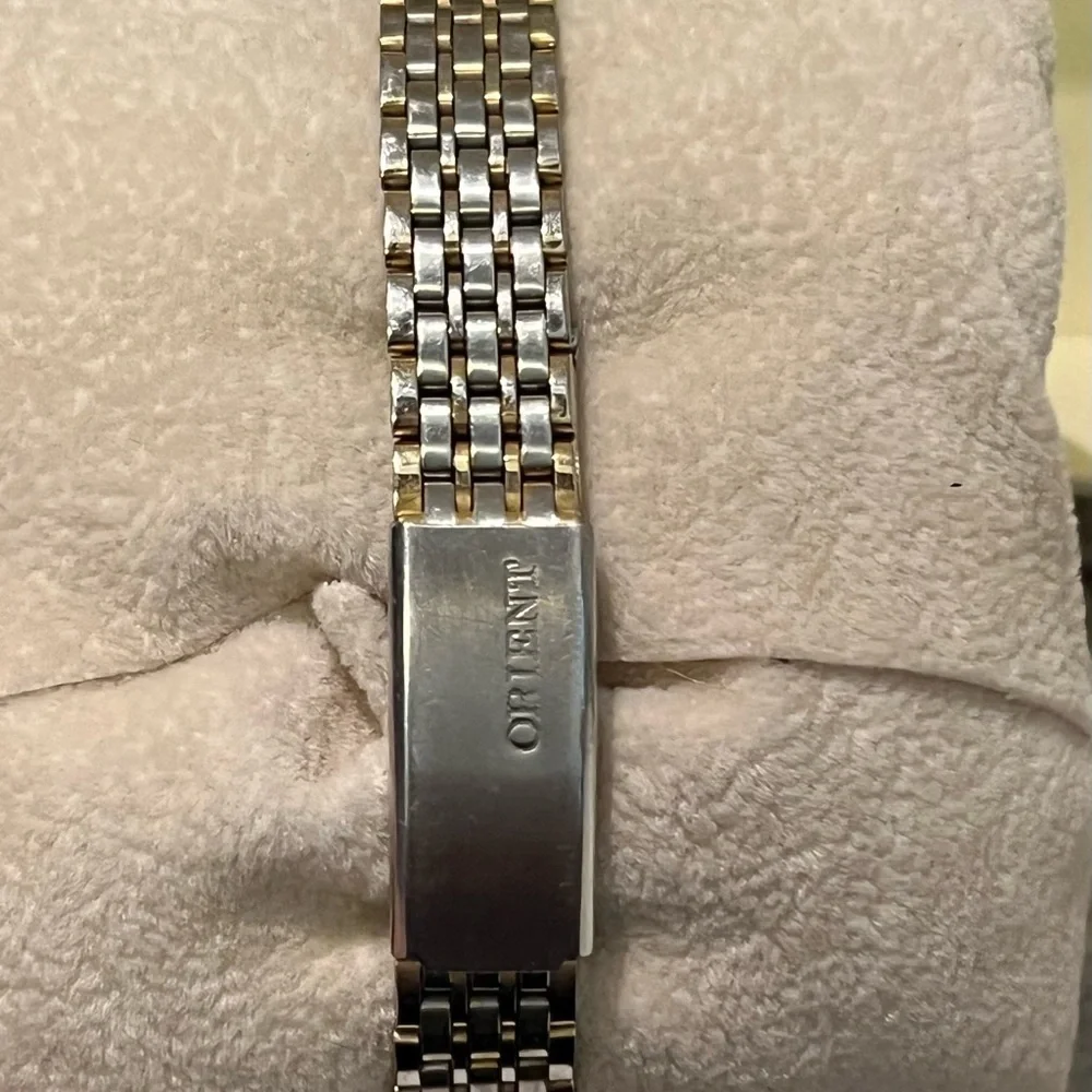 Cerrentino Womens Silver and Gold Watch Diamond series